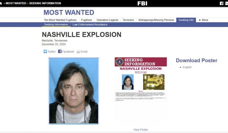 Nashville Christmas bombing suspect named: Motive under investigation