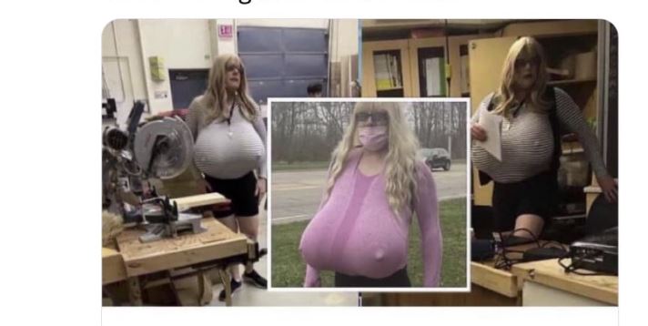 Trans Teachers Shows Up To Class Wearing Prosthetic Breasts To Defends Gender Rights