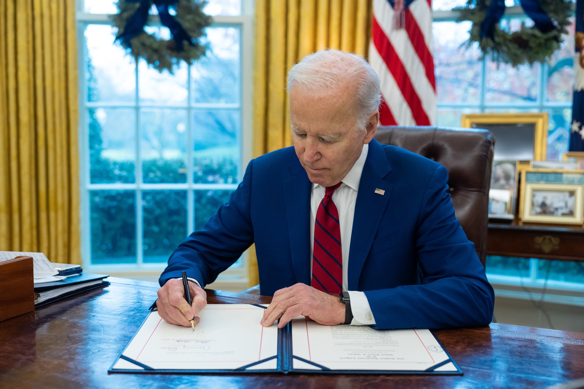President Joe Biden pardons six people convicted of murder, drug and alcohol offenses