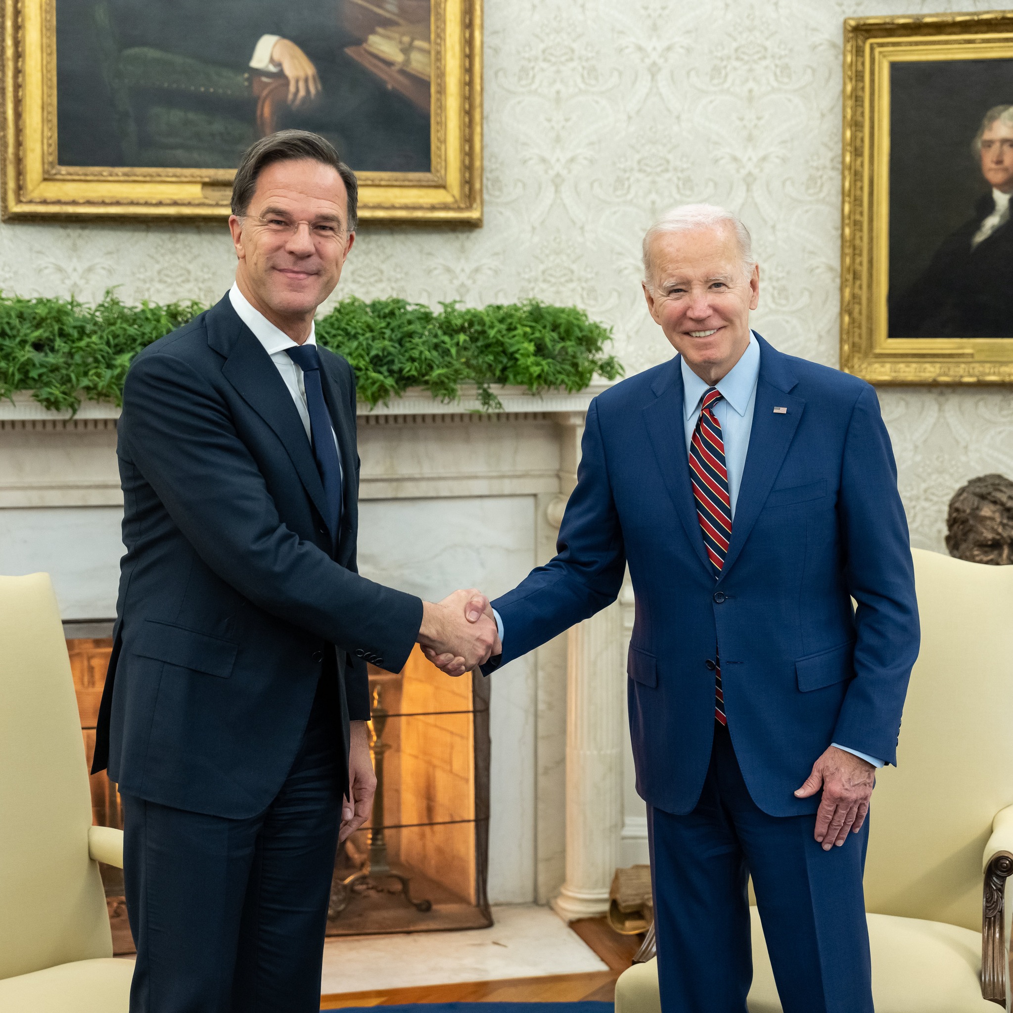 Watch: President Biden and Dutch Prime Minister Rutte meet at the White House to discuss China and Ukraine