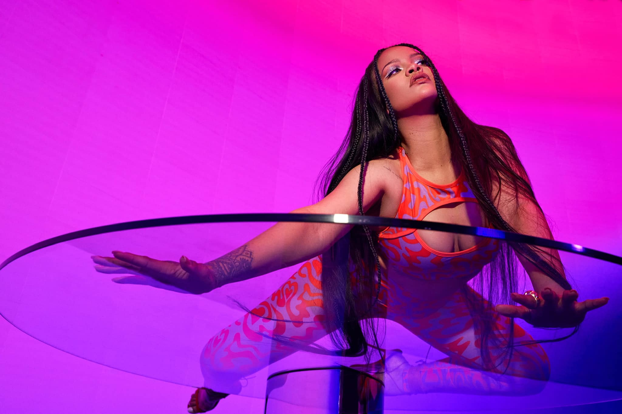 Celebrity singer Rihanna models Savage X Fenty, fans love the Valentine’s Day collection