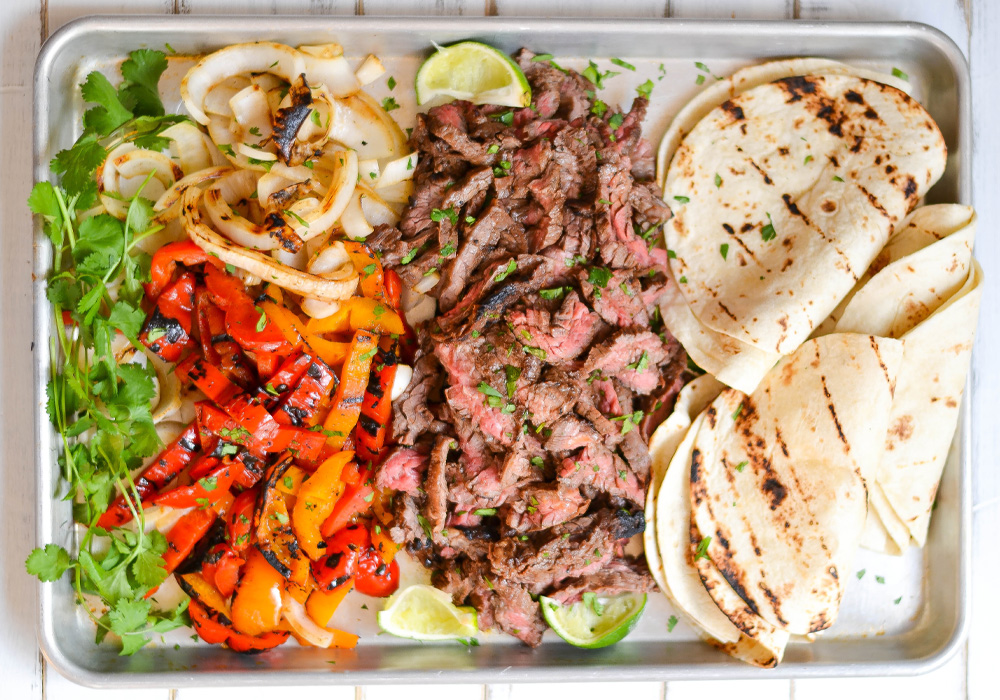 Skirt Steak Fajitas CWEB