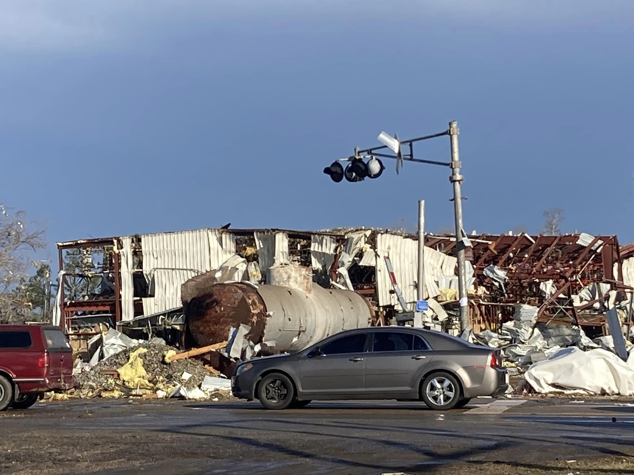 Watch: Tornado pummels Selma, Alabama. So far nine deaths reported