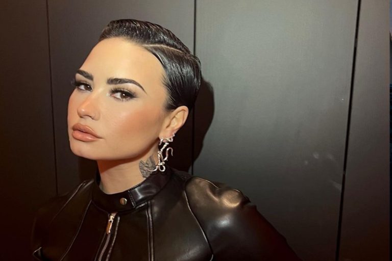 Celebrity Demi Lovato Wows in Stylish Blazer Suit Embellished with Crystals, Fans Express Delight