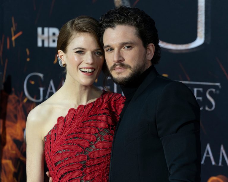 Watch Game of Thrones Celebrity Kit Harington reveals that his wife, Rose Leslie, is expecting their second child
