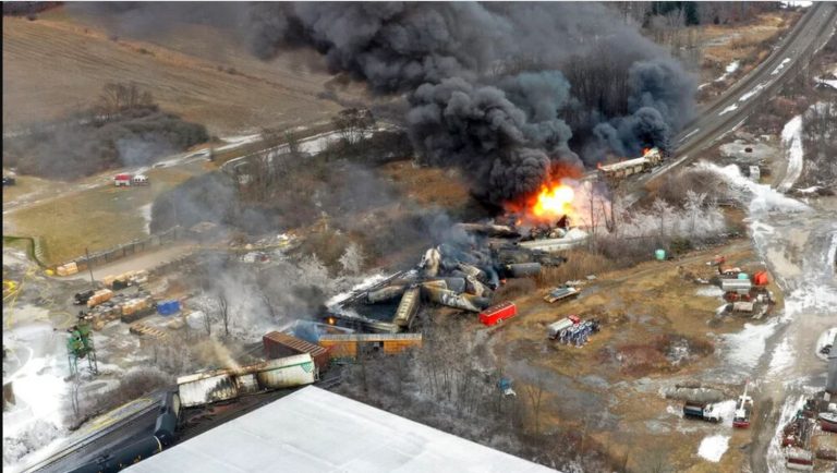 State of Ohio sues Norfolk Southern over horrific train derailment in East Palestine