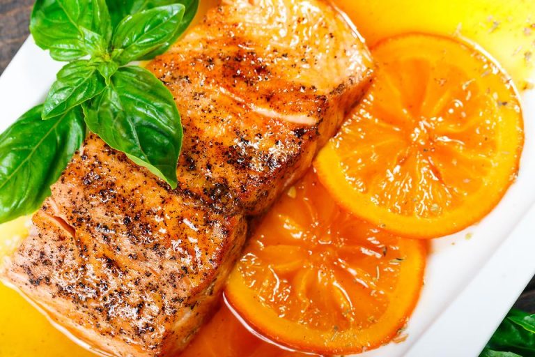Citrus-Glazed Salmon Recipe With Grilled Oranges Is Light, Bright & Healthy