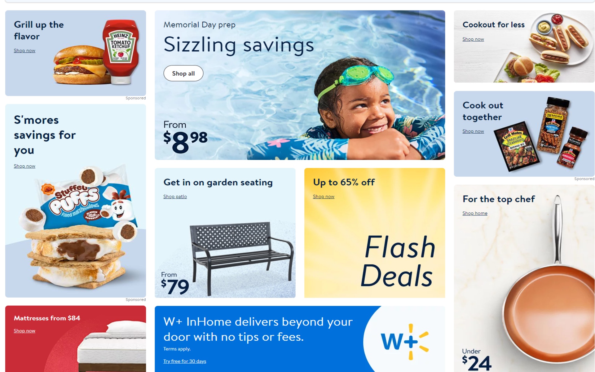 Walmart offers Memorial Day deals for jewelry, electronics, beauty, home and more