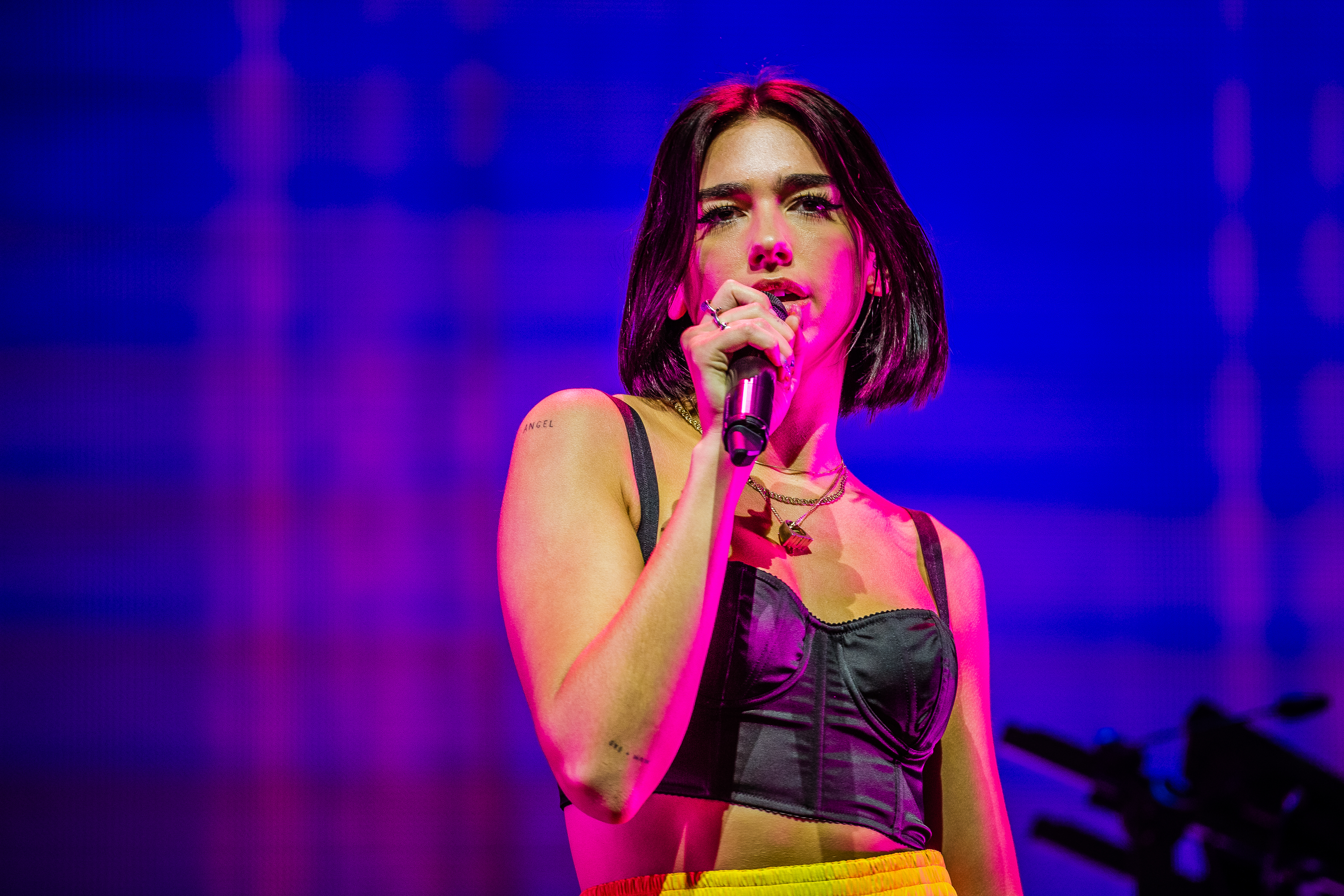 Celebrity Dua Lipa drops fashion collection with design house Versace, web fans express admiration