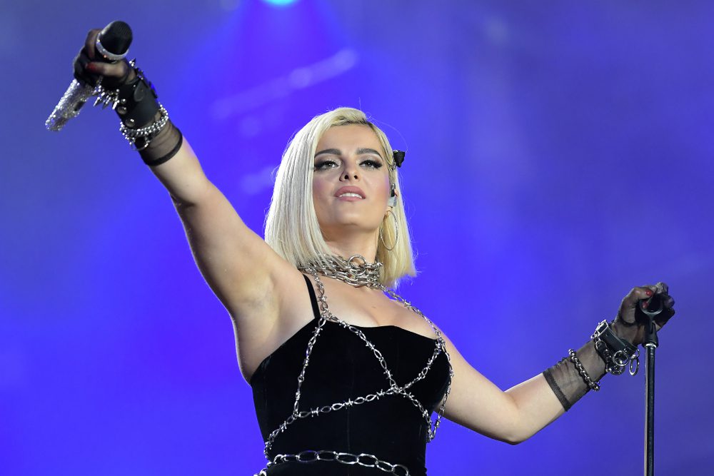 Watch Celebrity Bebe Rexha Helped by Crew After Cell Phone Hurled on Her at NYC Concert