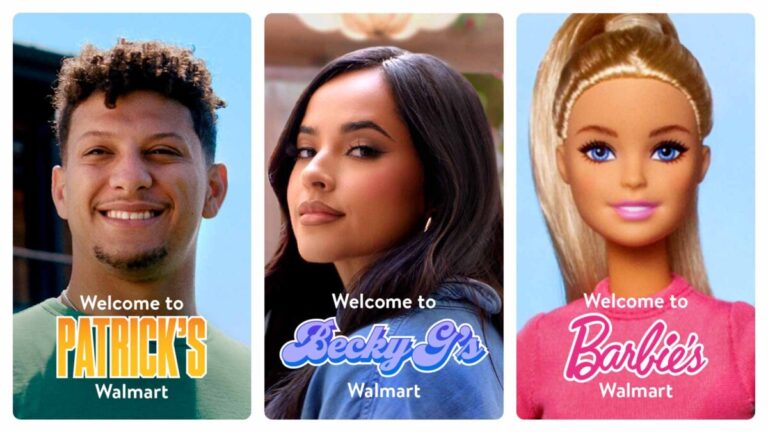 Walmart teams with celebrity Patrick Mahomes, Becky G and Barbie, web fans are delighted