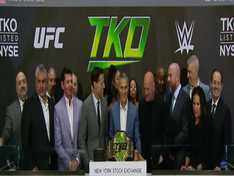 UFC-WWE merger called TKO Group Holdings Inc goes public, Dana White, Vince McMahon attend
