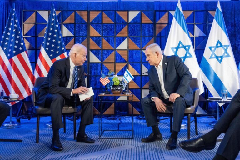 In Tel Aviv, President Biden Points the Finger at “Other Team” for the Attack on the Gaza Hospital.