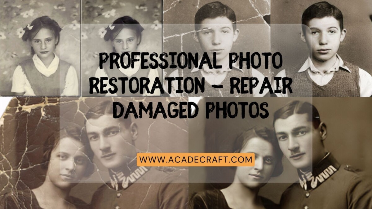 Professional Photo Restoration – Repair Damaged Photos - CWEB