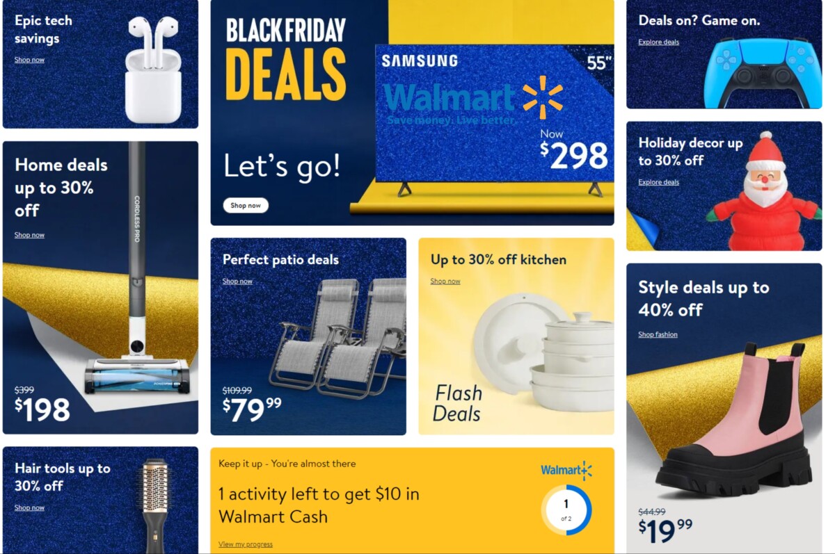 Walmart Early Black Friday Deals Begin, Up To 83 Percent Off, Shop