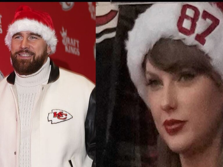Watch Celebrity Taylor Swift exchanges midnight kiss with Travis Kelce, after Christmas Eve NFL game
