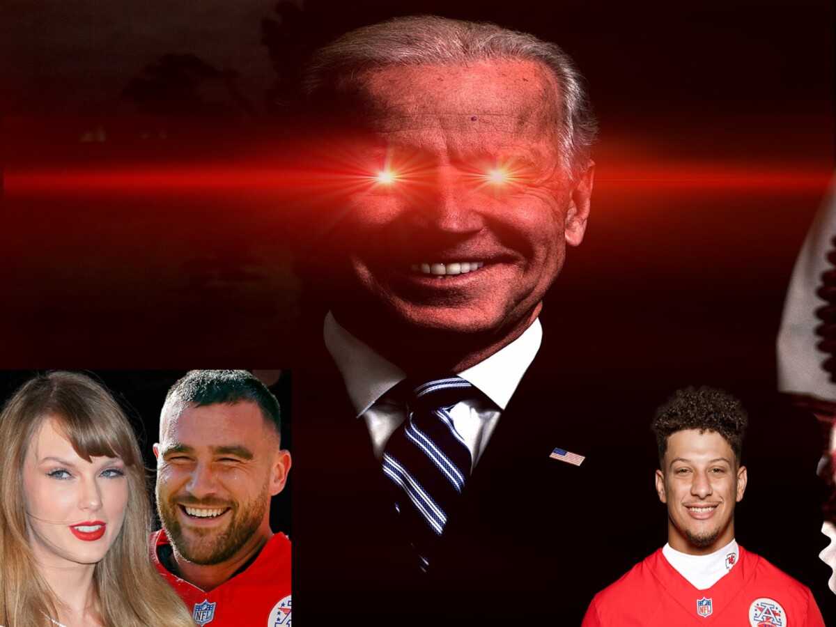 Watch Joe Biden trolls conspiracy theorists with dark Brandon meme post after Chiefs win Super Bowl