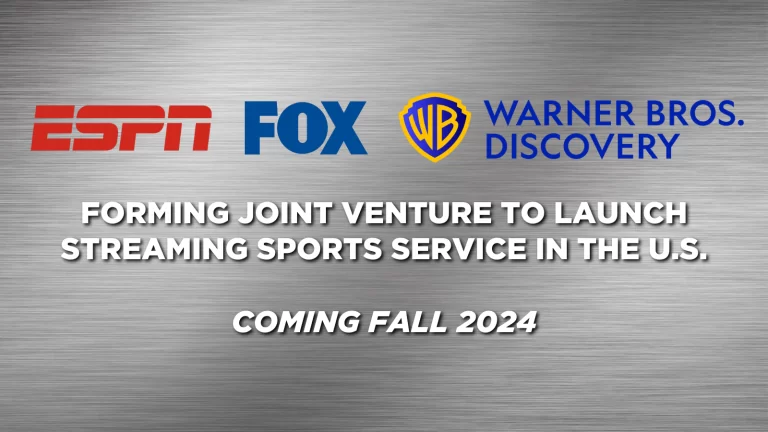 Disney, Warner Bros Discovery and Fox to join together and launch new sports streaming platform