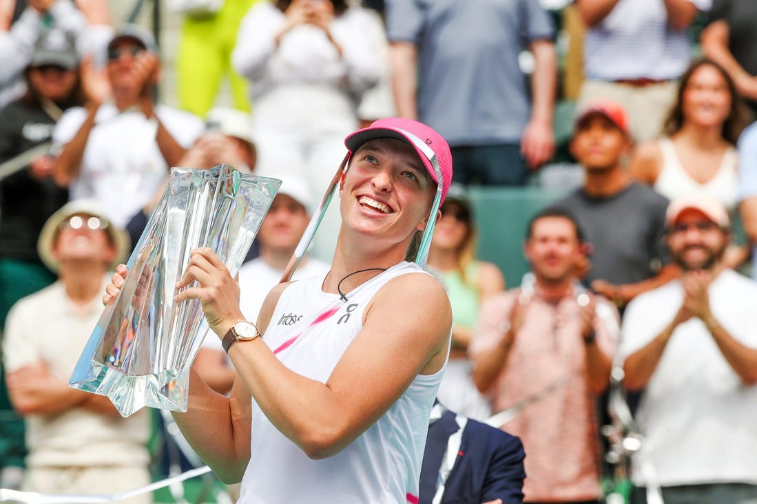 WTA News: Iga Swiatek tops Maria Sakkari for second Indian Wells title