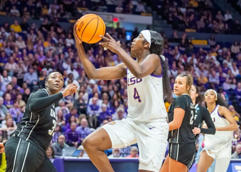 Angel Reese grabs 19 boards as LSU beats Rice in tourney opener