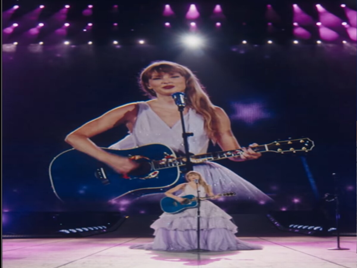Celebrity Taylor Swift announces TTPD variant The Black Dog at Singapore Eras Tour