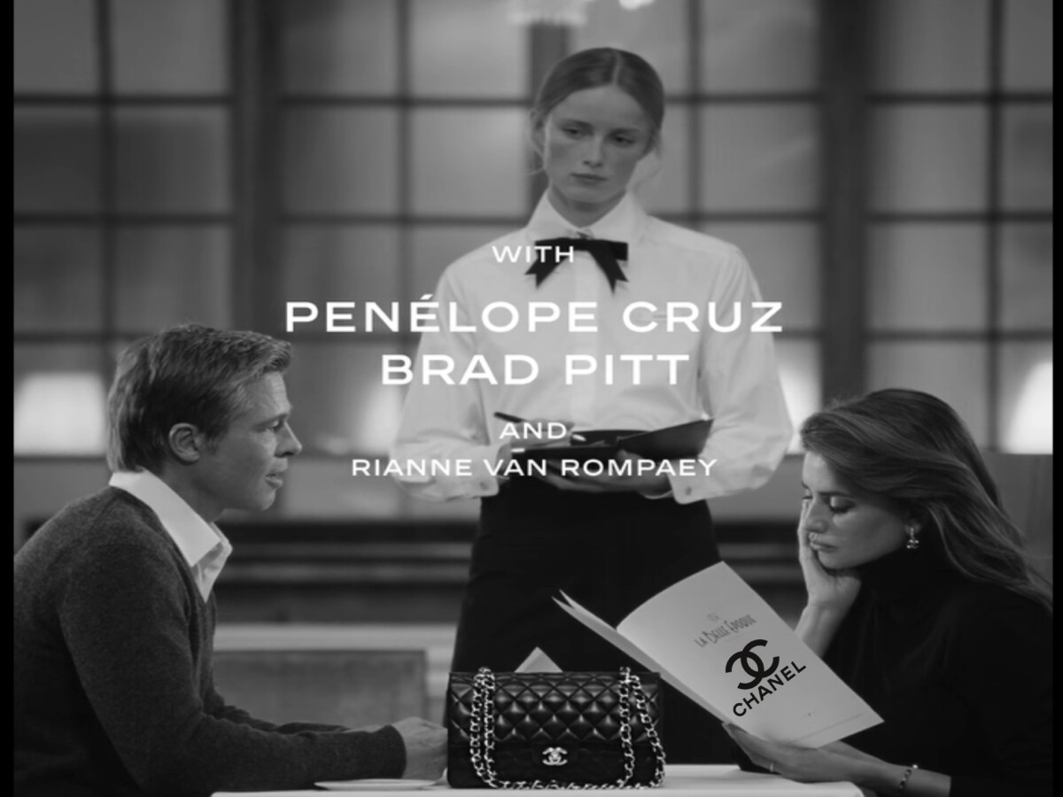 Watch Celebrity Brad Pitt, Penelope Cruz star in Chanel Fall 2024 tribute to A Man and a Woman