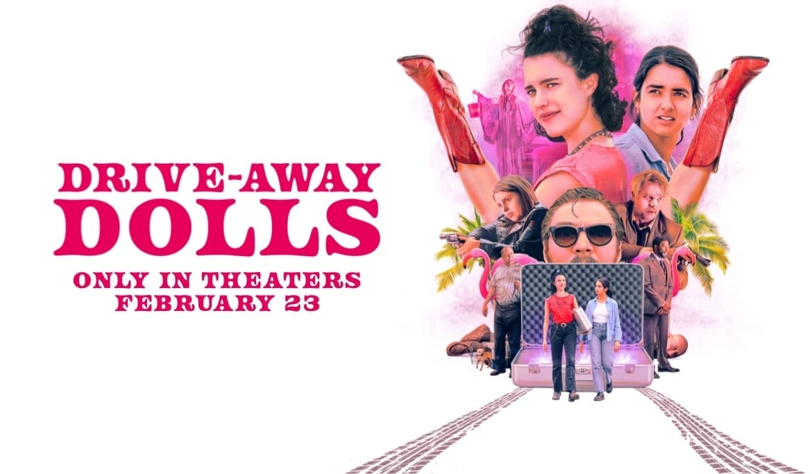 Drive Away Dolls CWEB Official Cinema Trailer and Movie Review Starring Pedro Pascal-Margaret Qualley