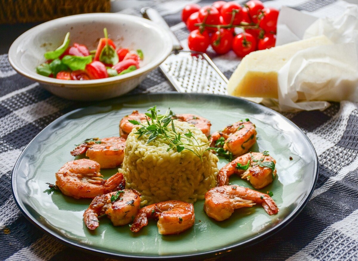 Easy Shrimp and Saffron Risotto Recipe by CWEB - CWEB