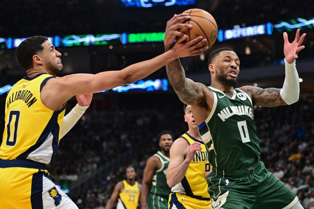 Without two biggest stars, Bucks look to stay alive vs. Pacers