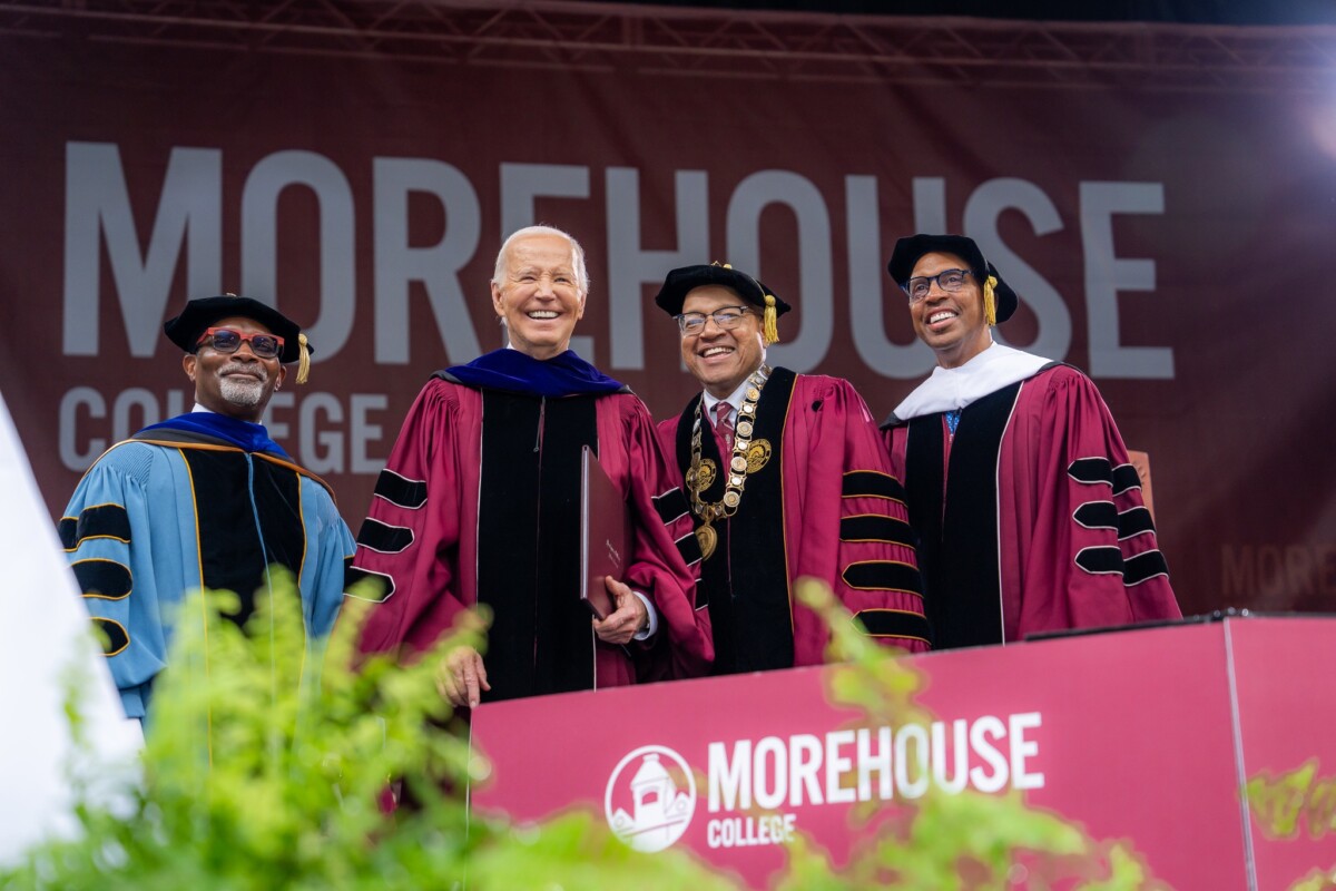 The Spring Commencement Address was given by President Biden to the Class of 2024 at Morehouse College today.