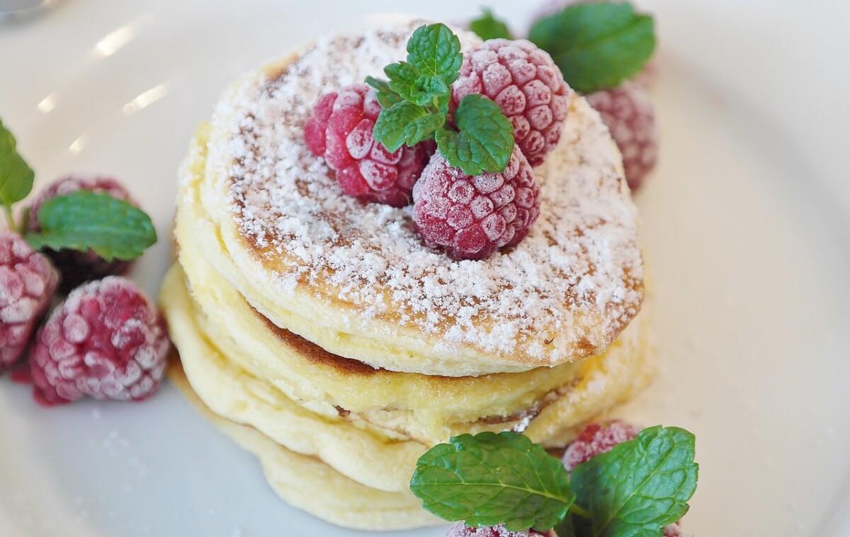 Recipe by CWEB for glutenfree highprotein pancakes that are both