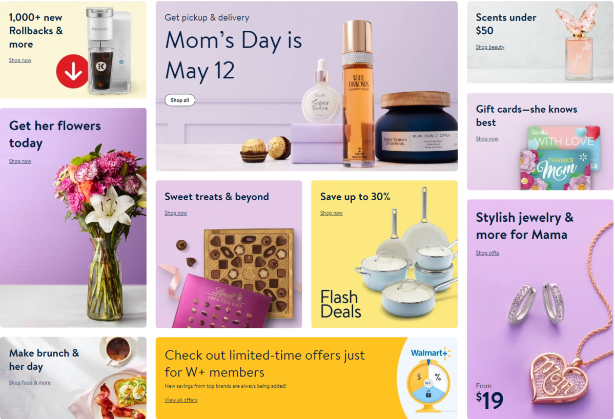 CWEB curates jewelry, razor, water bottle, footwear deals at Walmart for Mother’s Day, Summer, for web fans